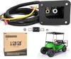 10L0L 36 Volt Powerwise Charger Receptacle for EZGO TXT & Medalist DCS/PDS Golf Cart, Receptacle with Wiring Harness, OEM# 73063-G01 73063G01 view 1
