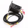 10L0L 36 Volt Powerwise Charger Receptacle for EZGO TXT & Medalist DCS/PDS Golf Cart, Receptacle with Wiring Harness, OEM# 73063-G01 73063G01 view 3