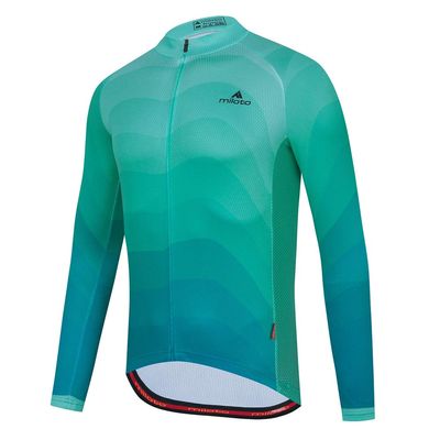 Uriah Men's Cycling Jacket Long Sleeve Reflective Blue Art Size 4XL(CN)