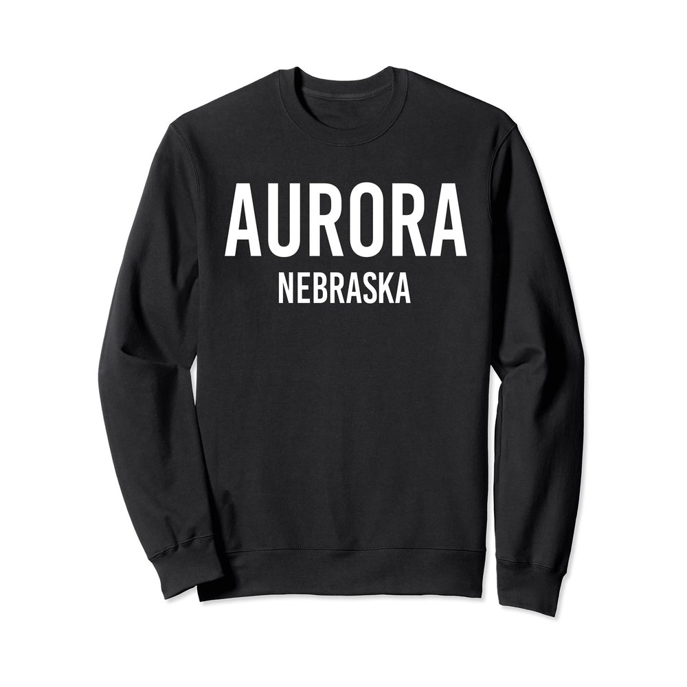 AURORA NEBRASKA NE USA Patriotic Vintage Sports Sweatshirt