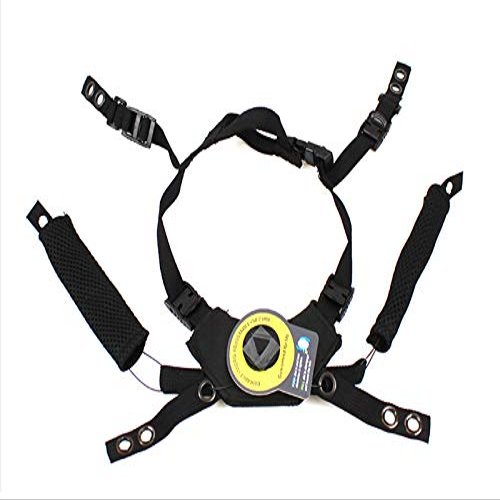 Tactical Helmet Dial Suspension System Chin Strap for Fast MICH Wendy Helmet (Black)