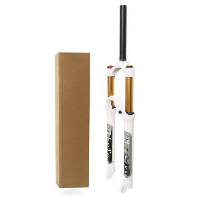LvTu 130mm Travel Air Suspension Fork 26/27.5/29 Inch, Manual/Remote Lockout XC AM Mountain Bike Front Forks (Color : Straight Manual Lock Out, Size : 29 inch)