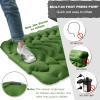 MEETPEAK Camping Sleeping Pad with Pillow, Upgraded Extra Thickness Inflatable Foot Press Camping Mat, Durable Waterproof Lightweight Sleeping Air Mattress for Hiking Backpacking Traveling view 3