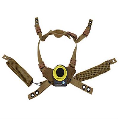 Tactical Helmet Dial Suspension System Chin Strap for Fast MICH Wendy Helmet (DE)