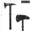 Hitdudu Camping Axe, Survival Throwing Hatchet with Sheath, Tactical Tomahawk with Spike, Nylon Fiber Handle for Outdoor Survival Hiking Camping view 2