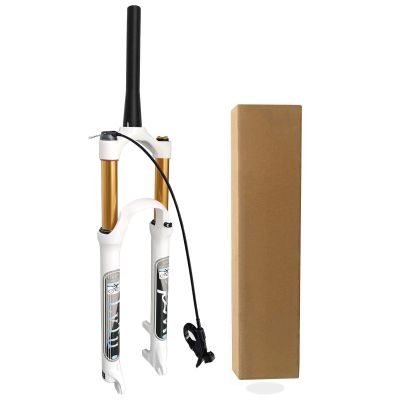 LvTu 130mm Travel Air Suspension Fork 26/27.5/29 Inch, Manual/Remote Lockout XC AM Mountain Bike Front Forks (Color : Tapered Remote Lock Out, Size : 29 inch)