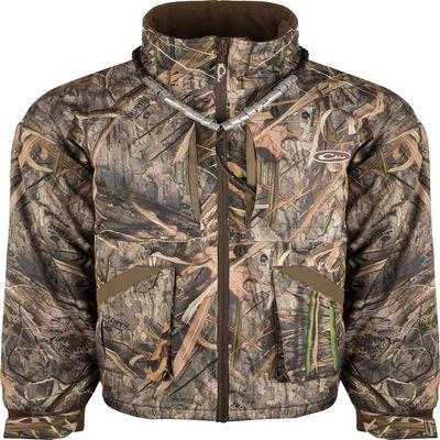 Drake Refuge 3.0 Fleece-Lined Full Zip, Color: Shadowgrass Habitat, Size: 2XL (DW1010-022-5)