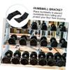 5 Pcs Dumbbell Rack Stand Weight Rack Dumbbell Holder Saddles Bracket Cradles for Home Workout Gym Fitness view 3