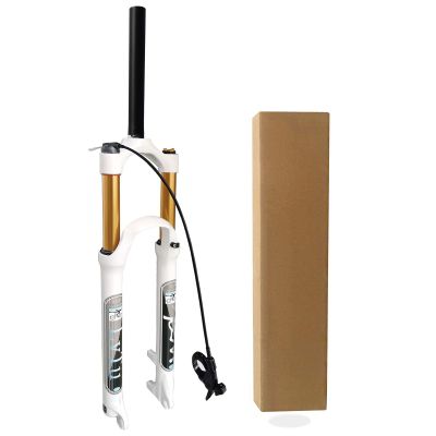 LvTu 130mm Travel Air Suspension Fork 26/27.5/29 Inch, Manual/Remote Lockout XC AM Mountain Bike Front Forks (Color : Straight Remote Lock Out, Size : 27.5 inch)