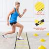 X-UMEUS Agility Ladder Speed Training Equipment Set-20ft Agility Ladder,12 Soccer Cones,4 Hurdles, Jump Rope, Running Parachute| Basketball Football Soccer Training Equipment for Kids Youth Adults view 3