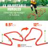 X-UMEUS Agility Ladder Speed Training Equipment Set-20ft Agility Ladder,12 Soccer Cones,4 Hurdles, Jump Rope, Running Parachute| Basketball Football Soccer Training Equipment for Kids Youth Adults view 4