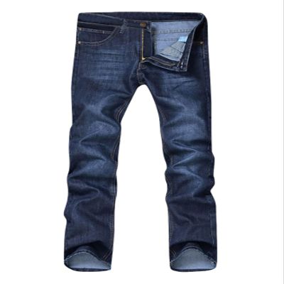 Andongnywell Men's Straight fit Jeans Men's Casual Thin Large Denim Pants Trousers with Zipper Button Pocket (Blue,38)