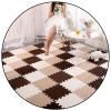 ALGFree Interlocking EVA Puzzle Floor Tiles Mat Flooring Mats Multicolour 30x30cm Carpet Foam Tiles for Fitness Exercise Training Yoga Gym KidsColors Free Combination view 1