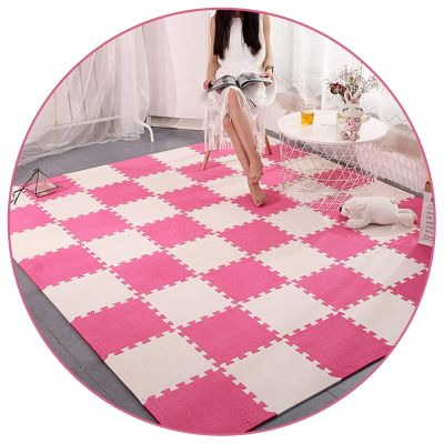 ALGFree Interlocking EVA Puzzle Floor Tiles Mat Flooring Mats Multicolour 30x30cm Carpet Foam Tiles for Fitness Exercise Training Yoga Gym KidsColors Free Combination