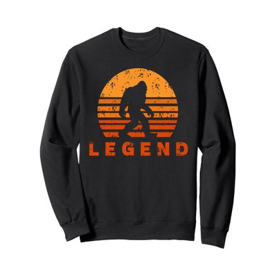 Retro Bigfoot Legend Silhouette | Sasquatch Lovers Gift Sweatshirt