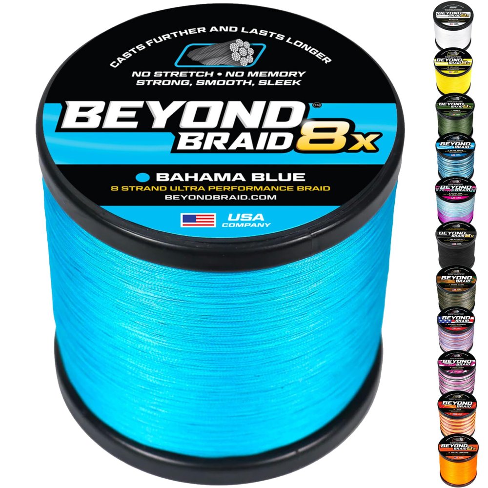 Beyond Braid Bahama Blue 500 Yards 20LB