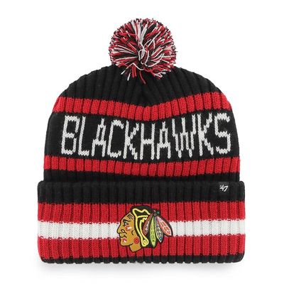 CHICAGO BLACKHAWKS BERING '47 CUFF KNIT OSF / BLACK / A