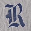 Rice University Official Distressed Primary Unisex Adult T-Shirt, Athletic Heather, 4X-Large view 2