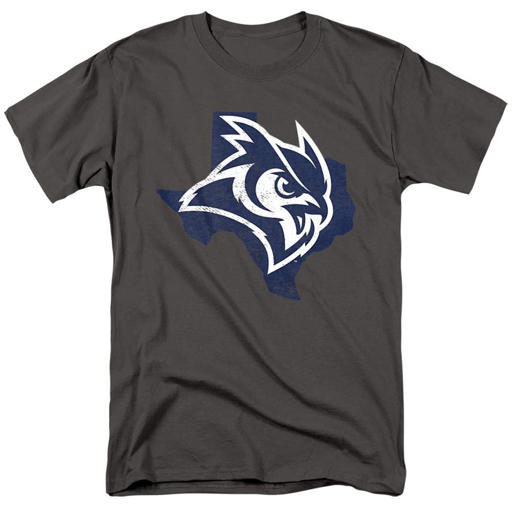 Rice University Official Texas Unisex Adult T-Shirt, Charcoal, 5X-Large