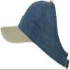 Ashen Fane Women's Washed Cotton Ponytail Baseball Cap, Blue Khaki view 2