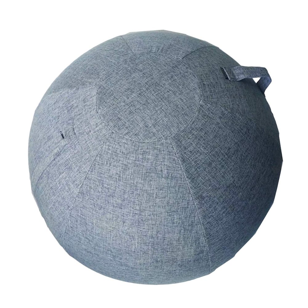 LEIPUPA 55cm Yoga Ball Cover Balance Birthing Protective Cover Office Pilates Ball Wraps Accessories, Blue