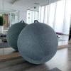 LEIPUPA 55cm Yoga Ball Cover Balance Birthing Protective Cover Office Pilates Ball Wraps Accessories, Blue view 4