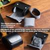 Besforu Watch Roll Travel Case for Men and Women with Suede Lining Watch Display Box Single Watch Storage and Organizer (Black) view 4