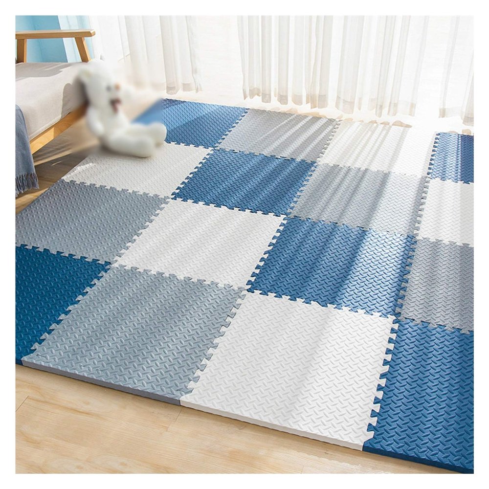 ALGFree Foam Play Mat Carpet Area Rug Soft EVA Interlocking Activity Play Tiles Mat Children Yoga Exercise Jigsaw Puzzle Blocking Board Kids Playmats, Freely Combinable