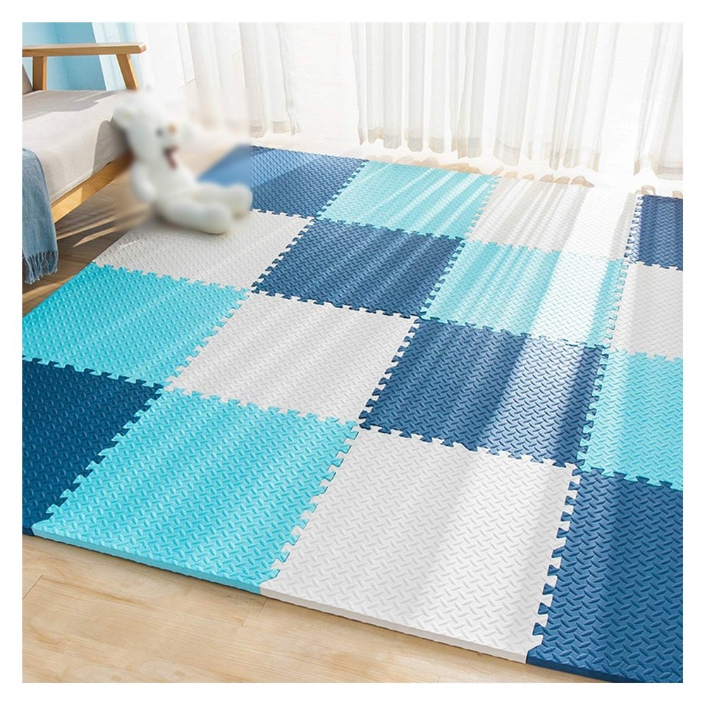 ALGFree Infant Crawling Mat EVA Soft Playmats Foam Puzzle Play Mat for Kids Childrens Toddler Living Rooms Yoga Gym Play Area Interlocking Floor Tiles, Free Combination
