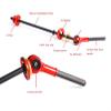 Juscycling Quick Release Skewer Lever for MTB Mountain Bike Road Bicycle, Titanium Axle Shaft, Carbon Fiber Lever, 1 Pair (Black) view 2