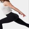Kamo Fitness Serenity 25" No Front Seam 7/8 Leggings High Waisted Yoga Pants for Women, Soft Workout Pants Compression Leggings with Tummy Control (Black, XS) view 2