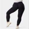 Kamo Fitness Serenity 25" No Front Seam 7/8 Leggings High Waisted Yoga Pants for Women, Soft Workout Pants Compression Leggings with Tummy Control (Black, XS) view 3
