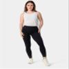 Kamo Fitness Serenity 25" No Front Seam 7/8 Leggings High Waisted Yoga Pants for Women, Soft Workout Pants Compression Leggings with Tummy Control (Black, XS) view 4