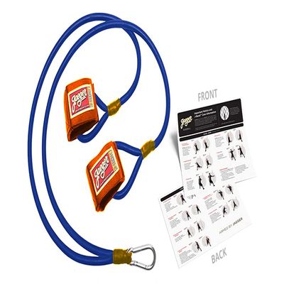 Jaeger J-Bands Resistance Bands for Pitchers. Baseball & Softball Pitching Trainer. Pitching Bands for Throwing. Training Equipment with Laminated Instructions