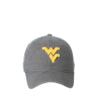 NCAA West Virginia Mountaineers Mens Adjustable Scholarship Hat Charcoal, West Virginia Mountaineers Charcoal, Adjustable, One size view 3
