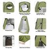 Smartxchoices Pop Up Privacy Tent, Instant Portable Shower Tent, Camp Toilet Shower, Changing Room, Rain Shelter with Window and Carry Bag view 3