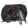 Bike Cover for 2 or 3 Bikes Outdoor Waterproof Bicycle Covers Rain Sun UV Dust Wind Proof with Lock Hole for Mountain Road Electric Bike Heavy Duty Bikes Black view 1