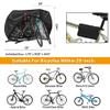 Bike Cover for 2 or 3 Bikes Outdoor Waterproof Bicycle Covers Rain Sun UV Dust Wind Proof with Lock Hole for Mountain Road Electric Bike Heavy Duty Bikes Black view 3