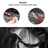 Bike Cover for 2 or 3 Bikes Outdoor Waterproof Bicycle Covers Rain Sun UV Dust Wind Proof with Lock Hole for Mountain Road Electric Bike Heavy Duty Bikes Black view 4