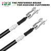 10L0L Brake Cable for Club Car DS 1981-1999 Gas & Electric Golf Cart, Driver and Passenger Side, Replace OEM 1011403 1011125 1016761-01 view 2