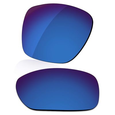 LenzReborn Polarized Lens Replacement for Oakley TwoFace XL OO9350 Sunglass - Navy Blue - Polarized Mirrored