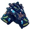 ZippyRooz Toddler & Little Kids Full Long Finger Bike Gloves (Animals, Little Kids XL (7-8)) view 1