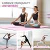 CAMBIVO Pink Yoga Mat for Women Men Kids, 72" x 24" x 8mm Extra Thick TPE Pilates Mat Non Slip, Workout Mat with Carrying Strap for Yoga, Stretching,Meditation and Floor Exercises view 4