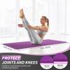 CAMBIVO Yoga Mat for Women Men Kids, 72" x 24" x 6mm Extra Thick TPE Yoga Mat Non Slip, Workout Mat with Carrying Strap for Yoga, Pilates,Stretching,Meditation and Floor Exercises view 2