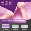 CAMBIVO Yoga Mat for Women Men Kids, 72" x 24" x 6mm Extra Thick TPE Yoga Mat Non Slip, Workout Mat with Carrying Strap for Yoga, Pilates,Stretching,Meditation and Floor Exercises view 3