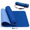CAMBIVO Pilates Mat for Women Men Kids, 72" x 24" TPE Thick Yoga Mats, 1/3 & 1/4 Inch Yoga Mat Non Slip, Workout Mat with Carrying Strap for Yoga, Meditation and Floor Exercises view 1