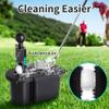 10L0L Golf Cart Ball Washer and Club Head Cleaner Kit Universal for Yamaha, EZGO, Club Car, Star EV, with Detachable Bracket- Black view 3