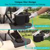 10L0L Golf Cart Ball Washer and Club Head Cleaner Kit Universal for Yamaha, EZGO, Club Car, Star EV, with Detachable Bracket- Black view 4