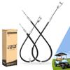 10L0L Golf Cart Brake Cable Set for Club Car Precedent 2004-up and Tempo 2018-up, Driver and Passenger Side, Replace OEM 102557501 102557502 103528701 103528702 view 1