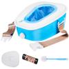 A ARCITON Compact Car Portable Toilet Camping Indoor & Outdoor Commode,Travel Potty,Portable Toilet for Car,Camping,Hiking,Long Road Trips,Traffic jam,Blue view 1